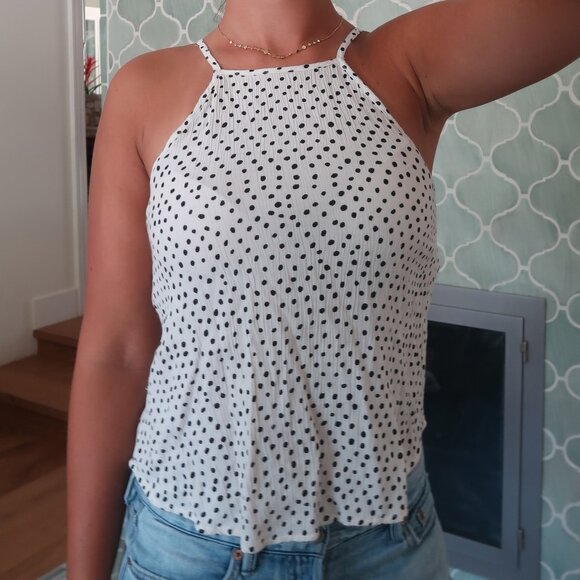 Polka Dot BILLABONG Top - Picture 1 of 5